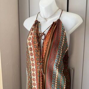 Dreamy boho halter maxi dress by Caramela